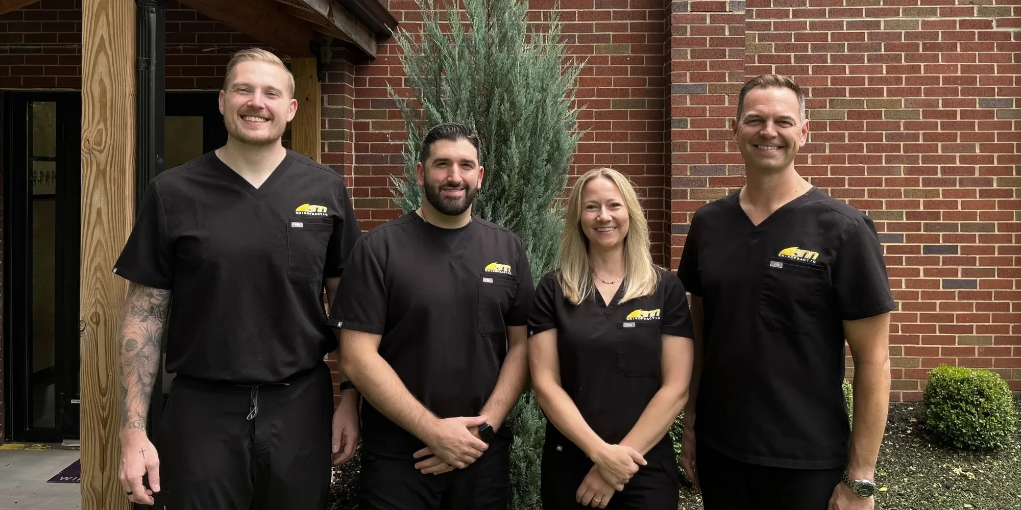 Chiropractor Mars PA Shawn Finn with Staff